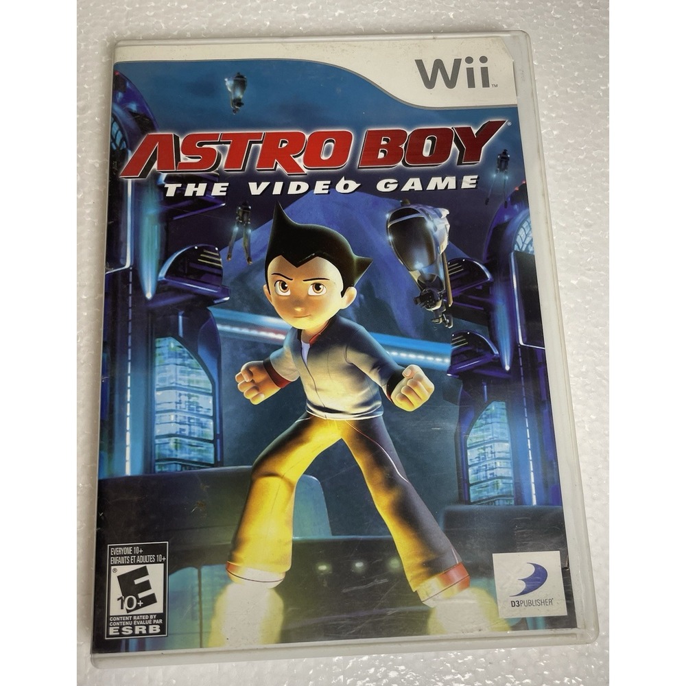 ASTRO BOY Nintendo Wii Video Game W/ Case and Manual 2009